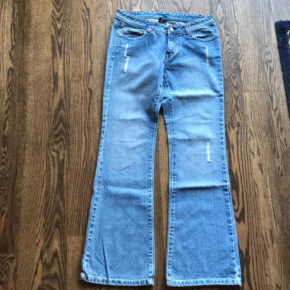 Kenzie jeans with sequin pockets, size 8